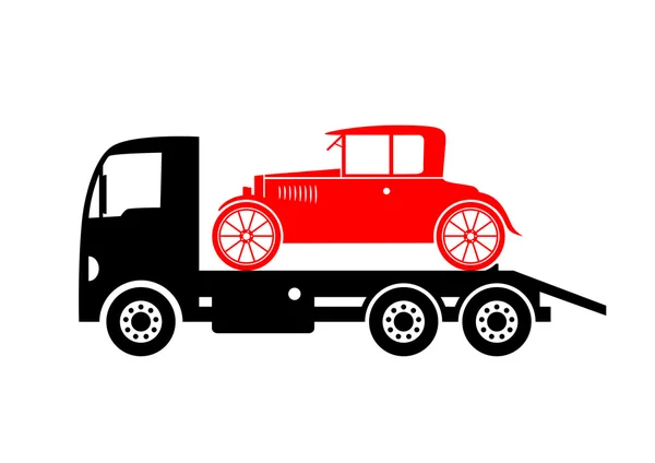 Буксирування вантажівки — стоковий вектор