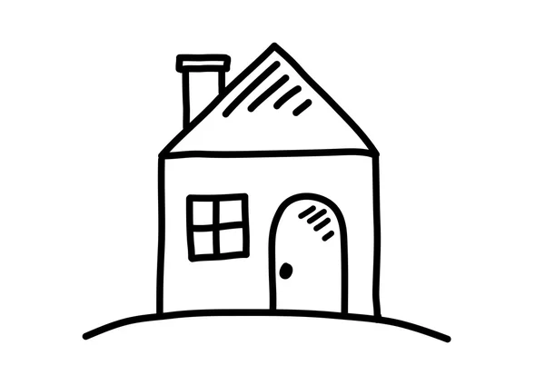 Croquis de la maison — Image vectorielle