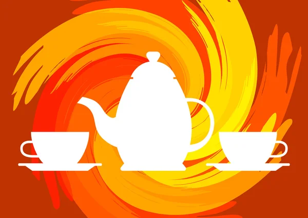 Herbata ikona — Wektor stockowy