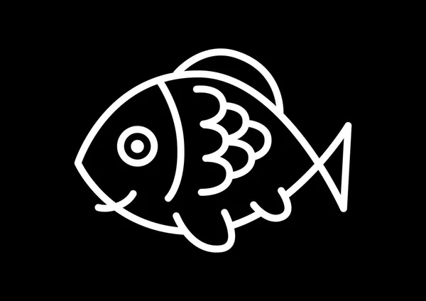Disegno di pesce — Vettoriale Stock