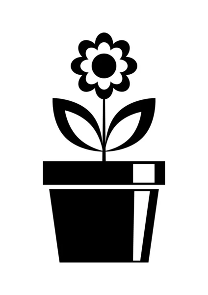 Ícone da flor — Vetor de Stock