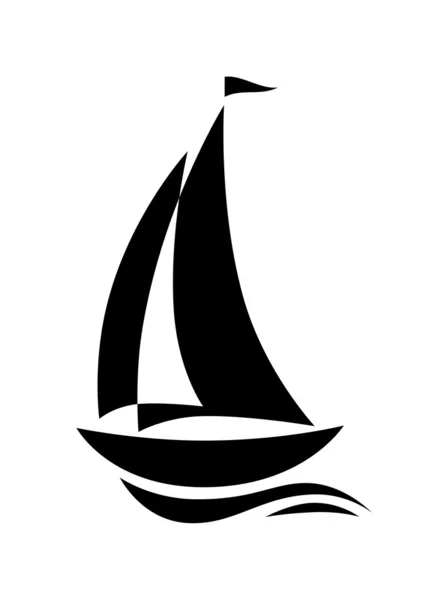 Icono del velero — Archivo Imágenes Vectoriales