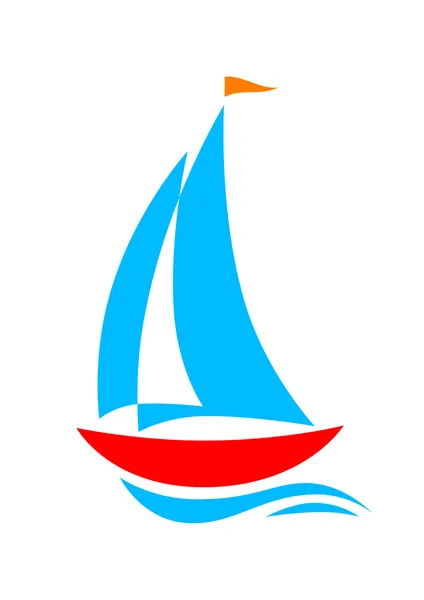 Sailboat icon — Stock Vector