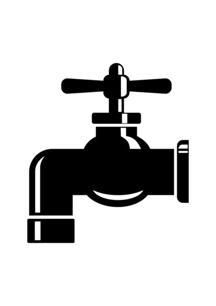 Wasserhahn-Symbol - Vektorgrafik: lizenzfreie Grafiken © Anthonycz