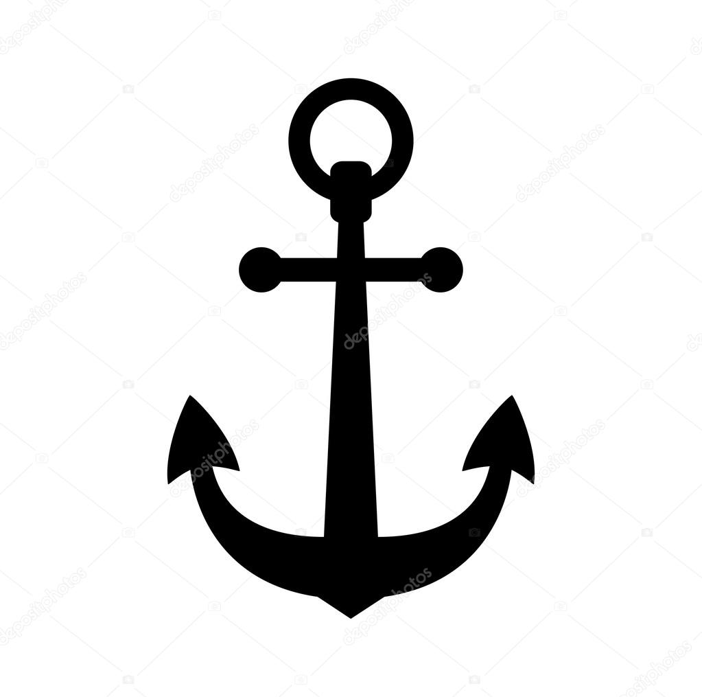 Anchor icon — Stock Vector © Anthonycz #26948431