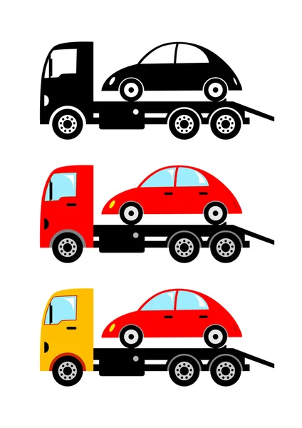 Truck icons — Stock Vector