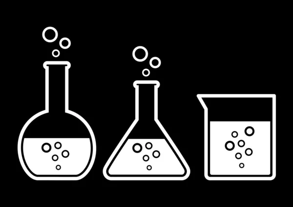 Laboratory glass — Stock Vector