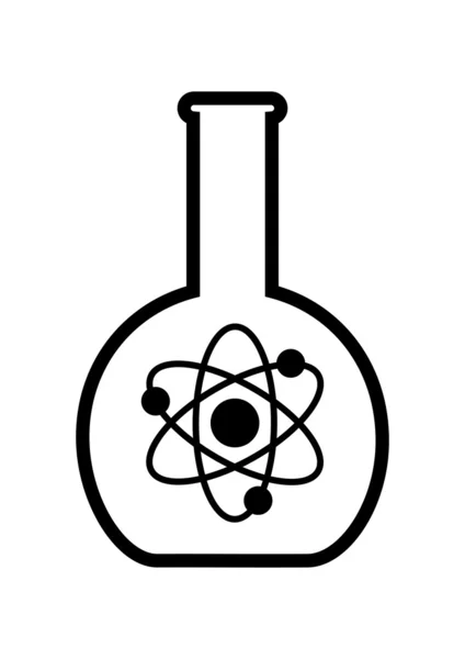 Laboratorní sklo — Stockový vektor