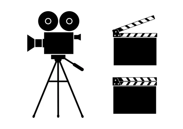 Иконы кинематографа — стоковый вектор