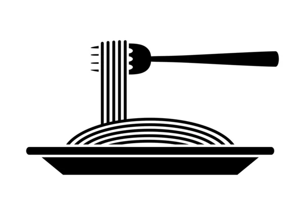 Icono de espagueti — Vector de stock