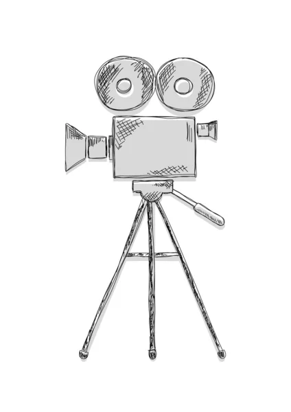 Movie camera — Stock Vector