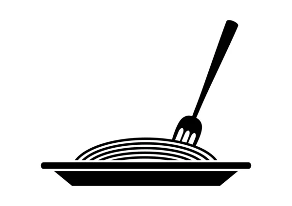Icône spaghetti — Image vectorielle