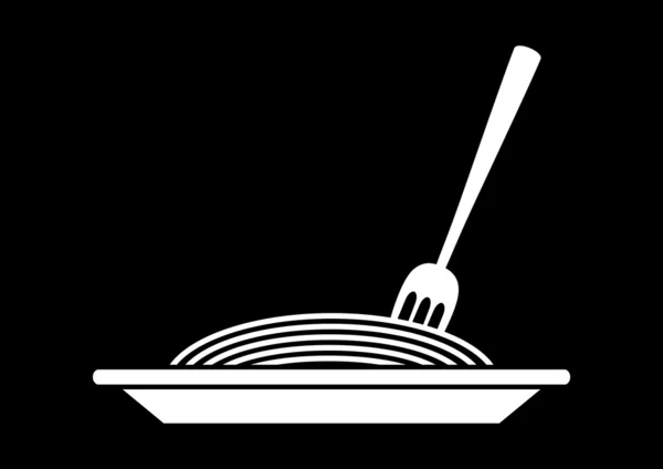 Icono de espagueti — Archivo Imágenes Vectoriales