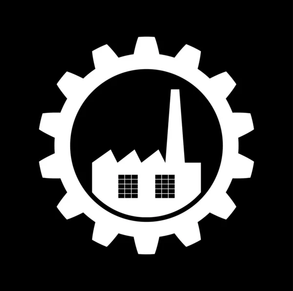 Icona industriale — Vettoriale Stock