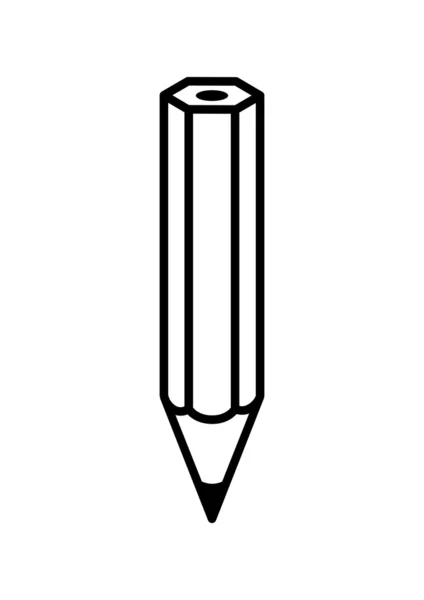 Ícone do lápis — Vetor de Stock