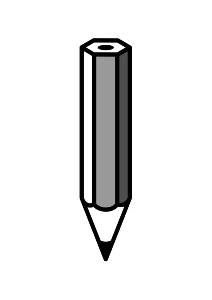 Bleistift-Symbol — Stockvektor