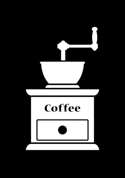 Mlýnek na kávu — Stockový vektor