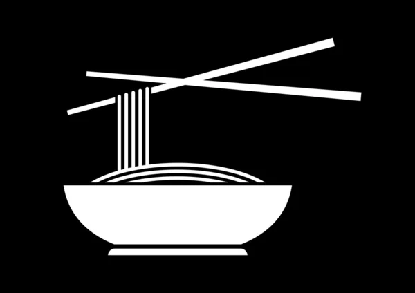 Špagety ikona — Stockový vektor