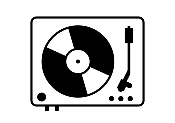 Gramophone pictogram — Stockvector