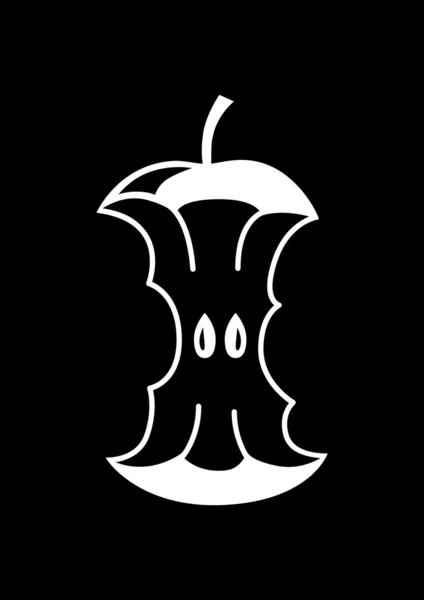 Icono de manzana — Archivo Imágenes Vectoriales