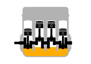 beyaz zemin üzerinde motor   