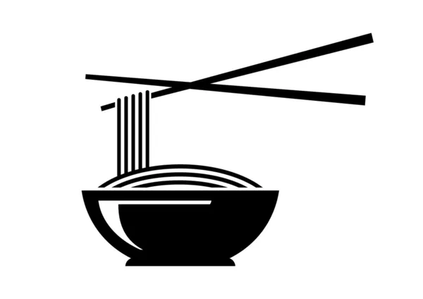 Icono de fideos — Vector de stock