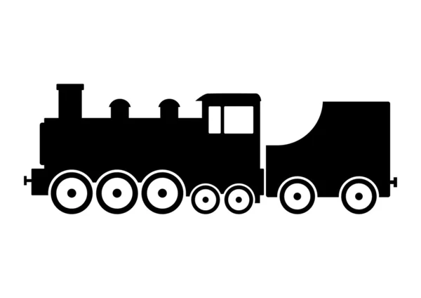 Икона поезда — стоковый вектор