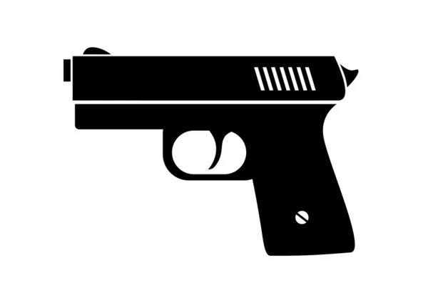 Gun icon on white background Stock Vector by ©Anthonycz 130074562