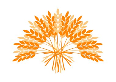 beyaz zemin üzerine tarım simgesi