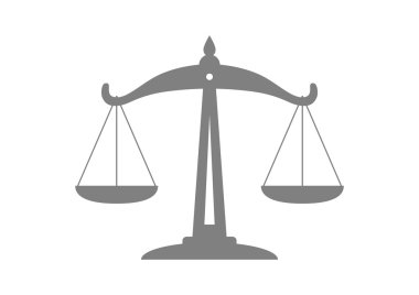 Beyaz arka planda gri ölçek simgesi 