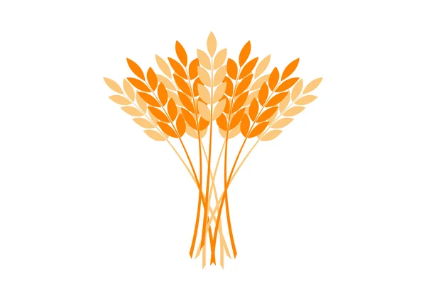 Jordbruket ikonen på vit bakgrund — Stock vektor