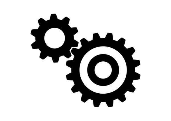 Průmyslová ikona na bílém pozadí — Stockový vektor