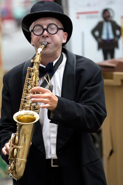 Saxofonista —  Fotos de Stock