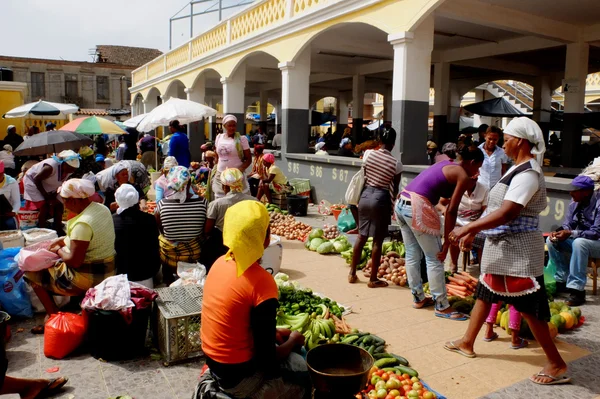 Mercado Africano . — Fotografia de Stock