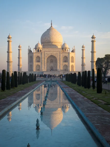 Sunrise taj mahal. — Stok fotoğraf