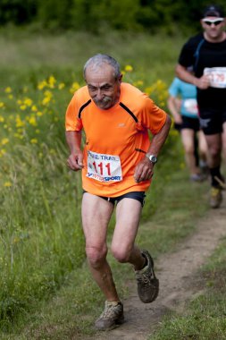 yaşlı runner.