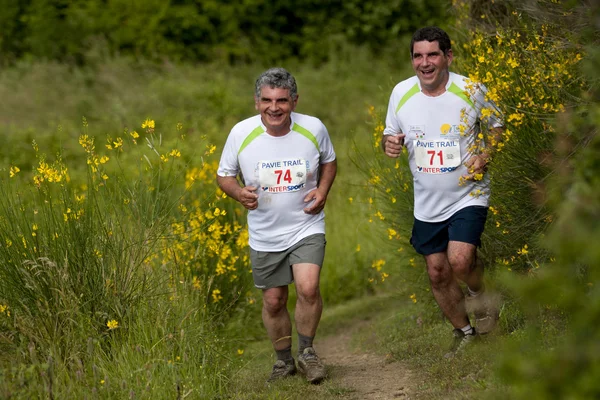 Dos hermanos corredores . — Foto de Stock