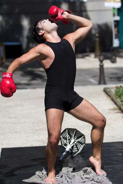 Boxeador divertido . — Foto de Stock