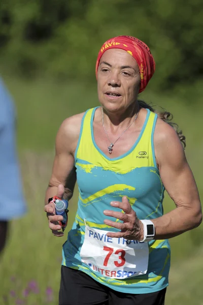 Motivované běžkyně. — Stock fotografie