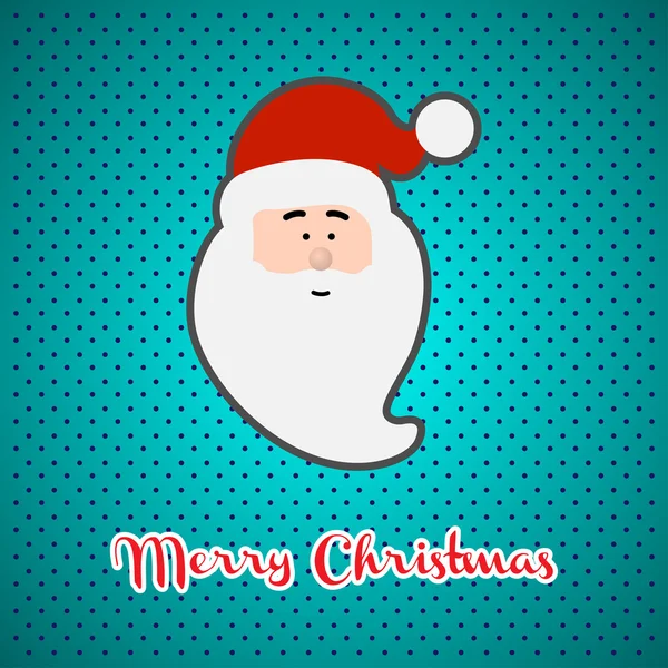 Fond de Noël avec Père Noël claus — Image vectorielle