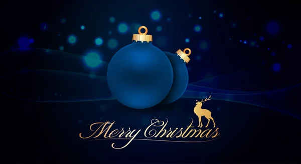 neşeli Noel Kartpostalı - vektör çizim