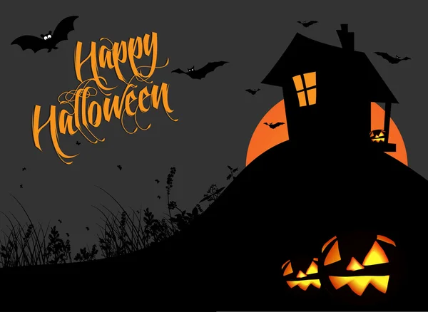 Halloween achtergrond — Stockvector