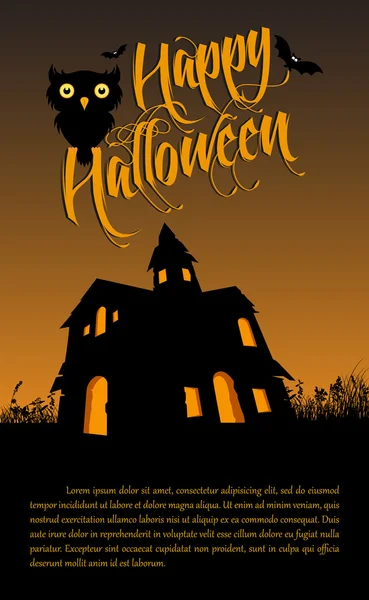 Fond de dessins animés Halloween Illustration vectorielle imprimable Vecteurs De Stock Libres De Droits