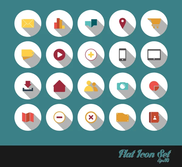 düz Icon set