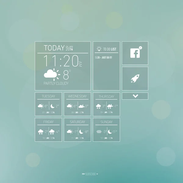 Hava şablon adında ve ayrı ayrı katmanlı vektör Icon set