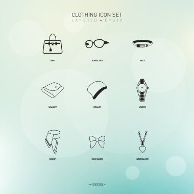 giyim Icons set