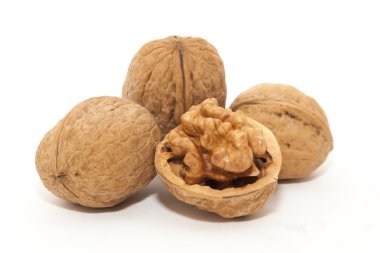 görüntü izole beyaz zemin üzerine ceviz