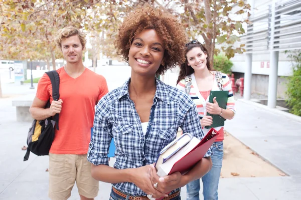 Feliz grupo de estudiantes universitarios — Foto de Stock