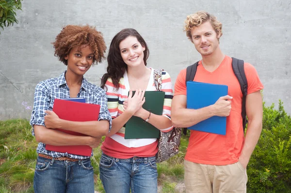 Happy group of college students — Stock Photo, Image