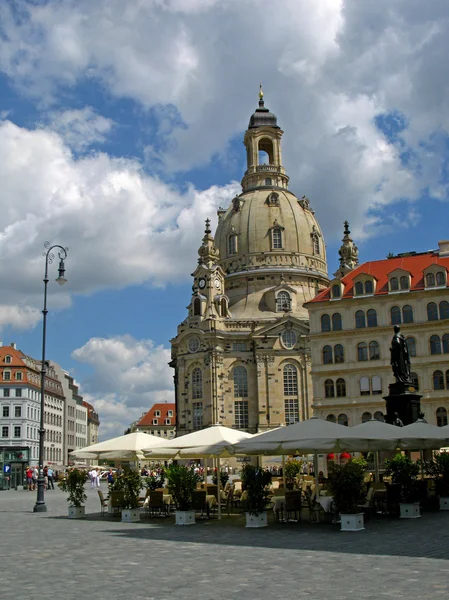 Lutheran church in Dresden — Stock Photo, Image